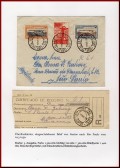 Die Gedenkmarken aus Anlass des Besuchs von Kardinal Pacelli (Pius XII.) in Brasilien 1934